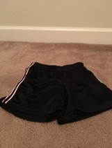 Champion Girls Black Mesh Shorts Gym Walking Running Athletic Size Small - $28.54