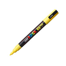 Uni Posca PC-3M Bullet Tip Paint Marker - Yellow - £11.41 GBP