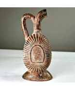 Ancient Terracotta Water Jug With Handle Pitcher Rustic Worn Décor Brown... - €172,30 EUR
