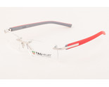 Tag Heuer 8109 015 TRENDS Red Gray Titanium Eyeglasses TH8109-015 56mm - £373.03 GBP