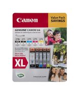 Canon PGI-270XL, CLI-271XL C/M/Y/K Ink Cartridges Value Pack (5 Cartridges) - £73.14 GBP