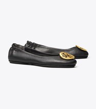 Tory Burch Minnie Leather Travel Ballet - Perfect Black/Gold - €170,15 EUR