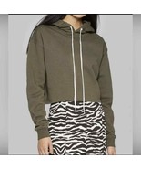 Wild Fable NWT Cropped Hoodie * Olive Green * Medium - £10.69 GBP