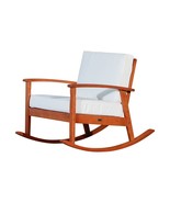 DTY Outdoor Living Longs Peak Eucalyptus Rocking Chair with Cushions - £334.64 GBP+