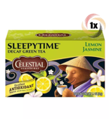 1x Box Celestial Sleepytime Decaf Lemon Jasmine Green Tea | 20 Bag Each ... - $12.36