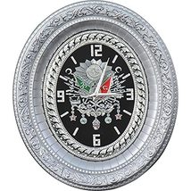LaModaHome Decorative White Wall Clock with Ottoman Logo for New Home Wedding Gi - £65.60 GBP