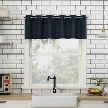No. 918 Dylan Casual Textured Semi-Sheer Grommet Kitchen Curtain Valance... - $12.87
