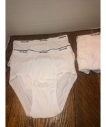 5 Pair NOS Fruit of the Loom Men&#39;s Tighty Whities Briefs Size L - $32.53 CAD