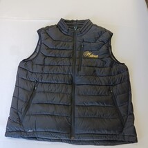 Eddie Bauer STONEWALL RANCH Mens XL Puffer Vest Goose Down Full Zip Pocket Black image 12