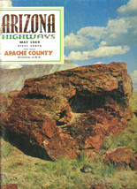 Arizona Highways Apache County U.S.A. May 1969 Prehistoric Era Coronado Concho - £22.12 GBP