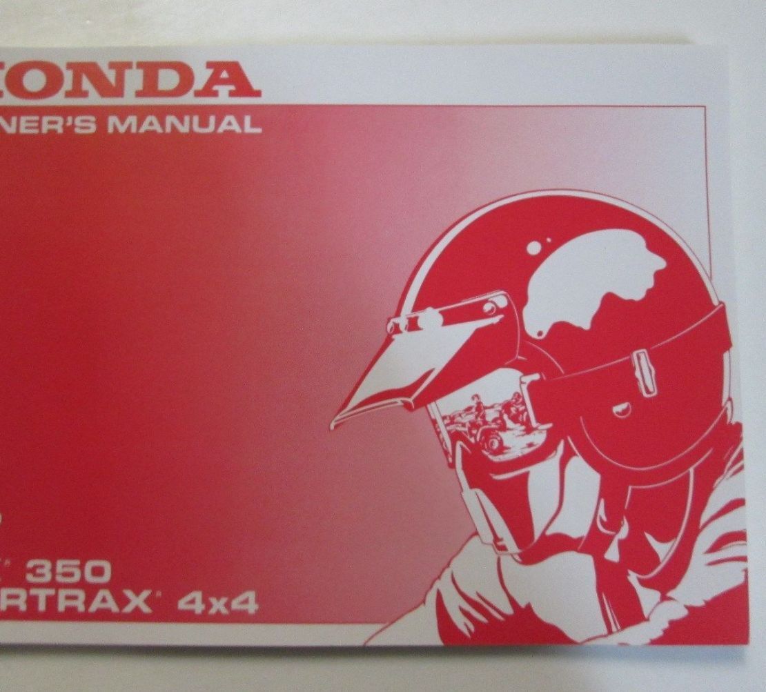 1990 Honda TRX300FW TRX 300 Fw Opérateurs Propriétaires Propriétaire Man... - $49.63
