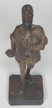 Vintage OURO Carved Wooden Statue of a Man from Spain Artesania NO. 580-0 U99 - £15.97 GBP