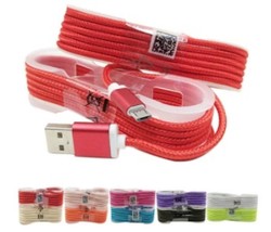 3 Pc Of Micro Usb Charger 5 Foot Cable On Spindle Charging Cables Cord Android - £7.58 GBP
