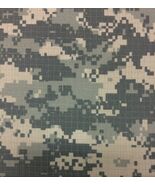 ACU ARMY DIGITAL NYLON COTTON MILITARY NY/CO RIPSTOP CAMOUFLAGE CAMO FAB... - $0.98+