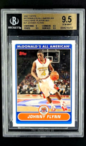 2007 Topps McDonald&#39;s All American Exclusive #JF Johnny Flynn RC Rookie BGS 9.5 - £16.12 GBP