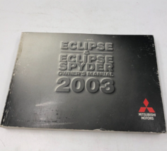 2003 Mitsubishi Eclipse Owners Manual Handbook OEM L03B08021 - $26.99