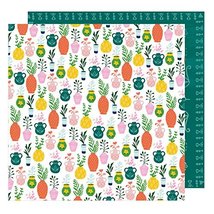 American Crafts 25 Pack 12 x 12 Inch Paper Green Thumb Dear Lizzy Star G... - £11.00 GBP