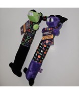 NWT Halloween Plush Squeaky Dog Toys Lot 12&quot; Multipet Witch Frankenstein... - £12.39 GBP