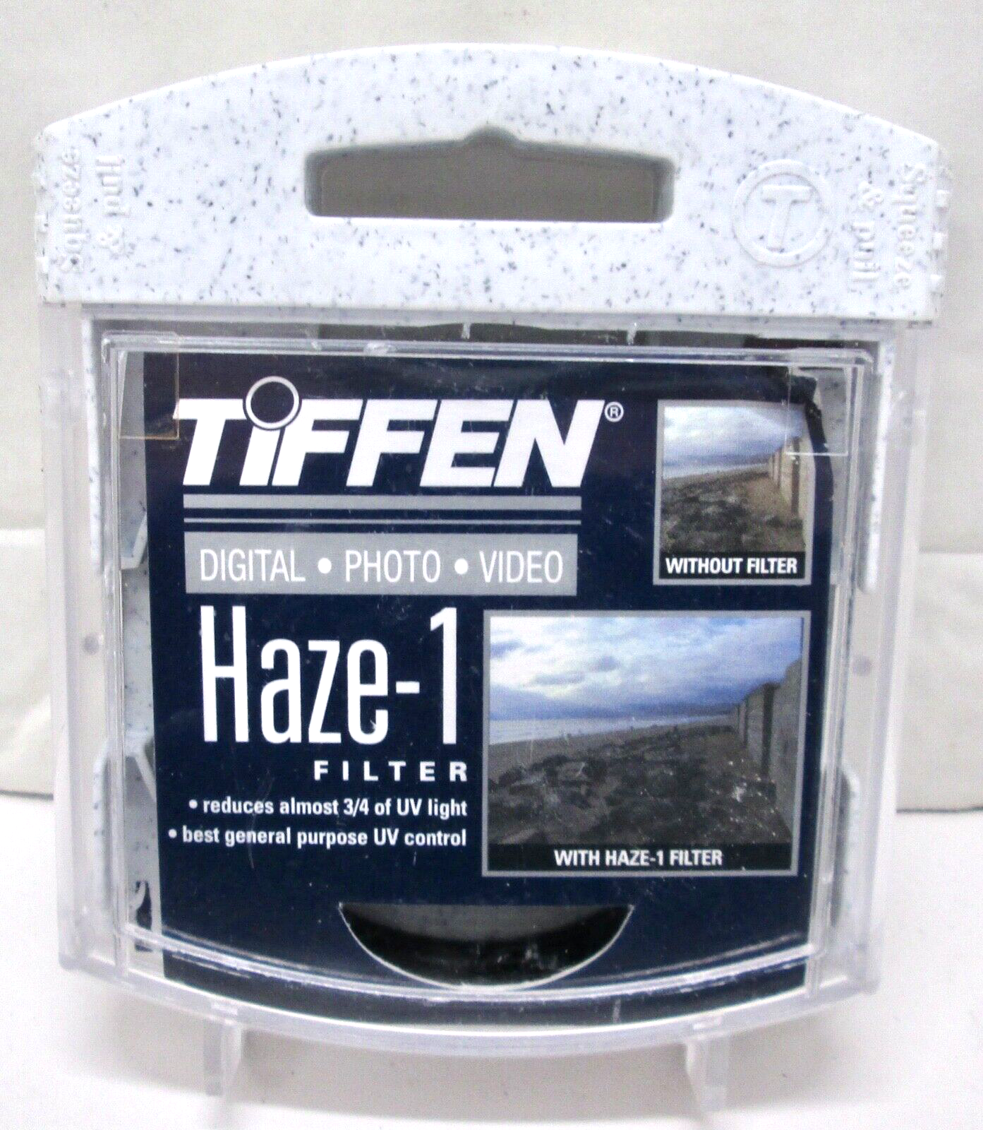 Tiffen UV Haze-1 62mm Lens Filter W/Case -  Made in USA - $9.49