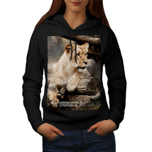 Wellcoda Africa Lion Safari Animal The Womens Hoodie - £30.26 GBP