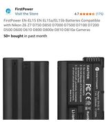 BM Premium 2 Pack Of EN-EL15C High Capacity Battery - $48.49 CAD