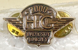 2000 Ladies Of Harley Pin HOG Harley Davidson Owners Wheel and Wings - £8.22 GBP