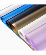 5sheets Half Transparent Flower Wrapping Paper Korean Style Gift Packing - $13.42 CAD+