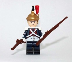 Dutch Dragoon Calvary Napoleonic War Waterloo Soldier Minifigu Minifigure US Toy - £4.89 GBP