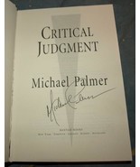 Critical Judgement by Michael Palmer Signed (1996, Hardcover) - $34.93