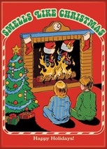 Steven Rhodes Humor Smells Like Christmas Burning Santa Refrigerator Mag... - £3.17 GBP