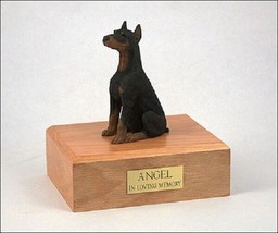 Doberman Pet Funeral Cremation Urn Available in 3 Different Colors &amp; 4 S... - £133.39 GBP+
