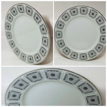 Vintage &amp; Rare Norleans &quot;APOLLO&quot; Fine China Geometric Design Bread Butter Plate - £7.82 GBP