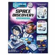 Epic Lab Junior -Space Discovery STEM/Science Kit - Explore, Dig, Build &amp; Sculpt - £12.78 GBP