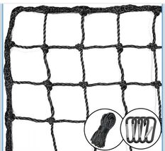Heavy Duty Sports Net 1.75” Square mesh for Softball, Baseball, Soccer 1... - $35.09