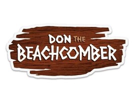 Don the Beachcomber - Driftwood Vinyl Sticker Decal- Vintage Style Tiki Hawaiian - £6.38 GBP