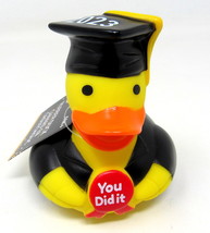 2023 Graduation Rubber Duck 4&quot; You Did It Plastic Tag For 6m+ Bath Toy US Seller - £7.39 GBP