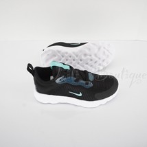 NWB Nike CQ4275-001 Lucent Baby Dragon Toddler Shoes Sneaker Black Teal Size 10C - £31.54 GBP