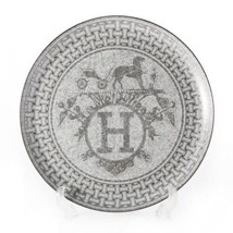 Hermes Mosaique au 24 Tart Plate 32 cm Platinum silver porcelain dinner 12.5&quot; - £564.12 GBP