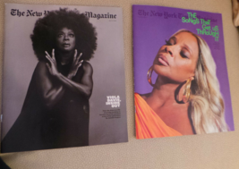 Lot of 2 New York Times Magazines Mary J Blige Music issue; Viola Davis 2022 NF - £10.94 GBP
