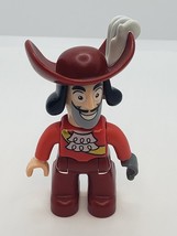 Lego Duplo 531J3 Figure Captain Hook Disney Jake Peter Pan C0514 - $5.93
