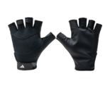 adidas Sportswear Training Gloves Half Finger Gym Running Glove Black NW... - $40.41