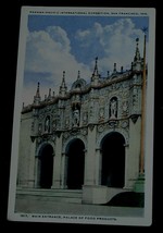 Vintage Color Tone Postcard, Main Entrance, Palace/Foods, Panama-Pacific Expo - £2.36 GBP