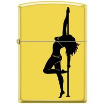 Zippo Lighter - Pole Dancer Lemon Yellow - 853681Y - $31.96