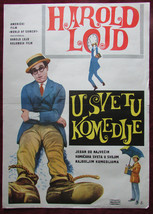 1962 Original Movie Poster World of Comedy Harold Lloyd Willie Best Bebe... - £43.13 GBP