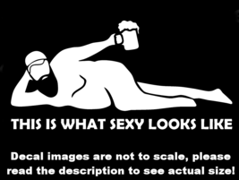 Dad Bod This is What Sexy Looks Like Car Decal Bumper Sticker Made in the US - £5.53 GBP+