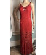 Vintage Precious Formals Stunning Beaded and Sequined Gown Size M - €63,93 EUR