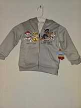 Nickelodeon Hoodie Toddler Boys 4T Long Sleeve Zipper Spell Out Paw Petrol (ZTO) - $14.89