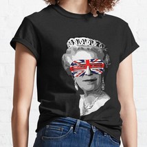  Queen Elizabeth Black Women Classic T-Shirt - £13.23 GBP