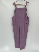 Pitagora Peta Unisex Overalls Sz M Lilac Purple Stretch Cotton Minimalist - £38.37 GBP