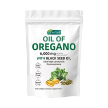 300pcs Micro Ingredients Oregano Oil with Black Seed Oil, Good for Enhan... - $29.99
